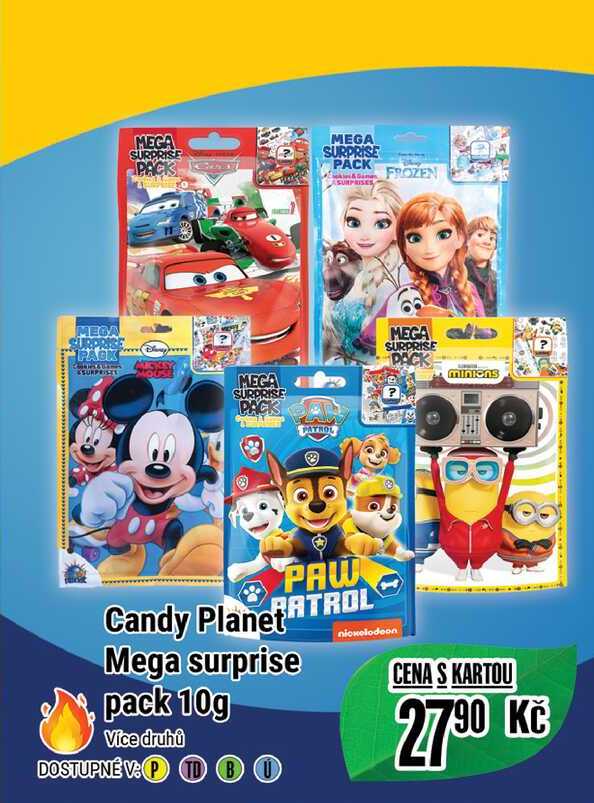Candy Planet Mega surprise pack 10g 