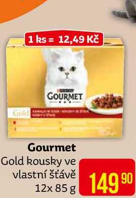 Gourmet Gold 12x85g, vybrané druhy