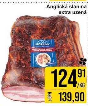 Anglická slanina extra uzená 1kg