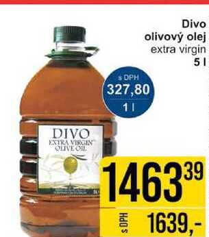 Divo olivový olej extra virgin 5l