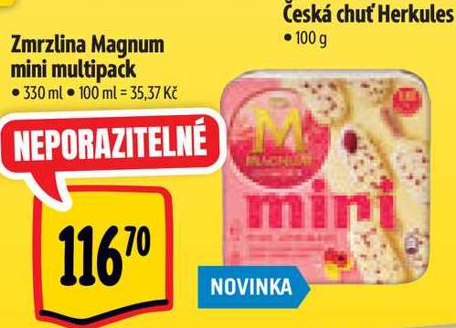 Zmrzlina Magnum mini multipack 330 ml