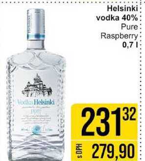 Vodka Helsinki Helsinki vodka 40% Pure Raspberry 0,7l