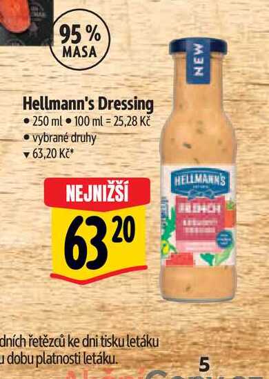   Hellmann's Dressing  250 ml  