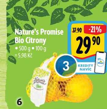Nature's Promise  Bio Citrony  500 g  