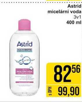 Astrid micelární voda 3v1 400 ml 