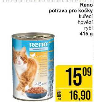 Reno potrava pro kočky kuřecí hovězí rybi 415 g 
