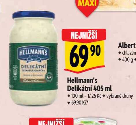   Hellmann's Delikátní 405 ml  
