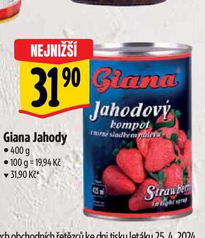  Giana Jahody 400 g  