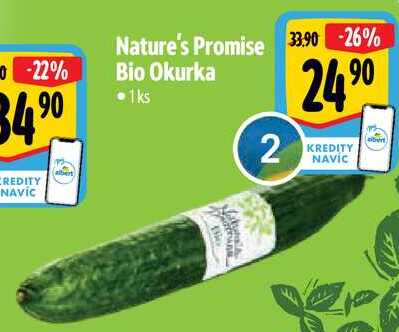 Nature's Promise Bio Okurka, 1 kg