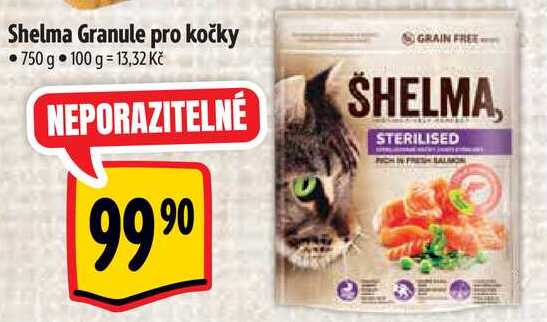Shelma Granule pro kočky, 750 g
