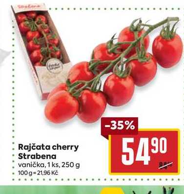 Rajčata cherry Strabena vanička, 1 ks, 250 g 