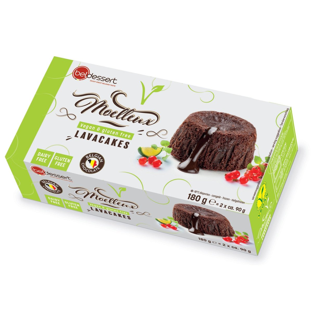 Beldessert Lávový veganský dort čokoládový