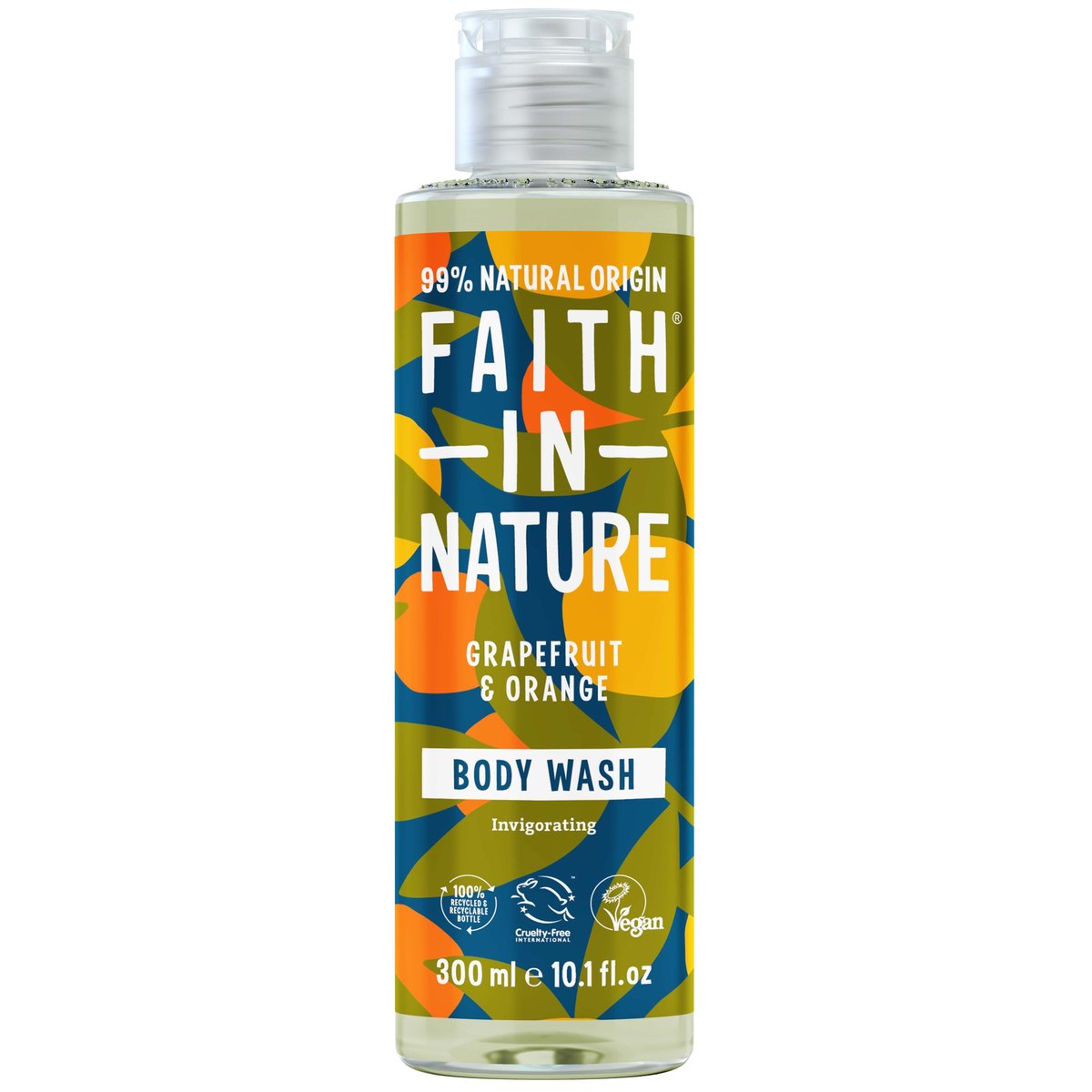Faith in Nature Sprchový gel grapefruit a pomeranč