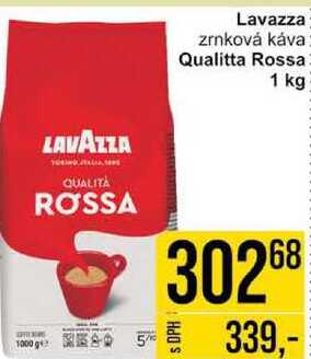 Lavazza zrnková káva Qualitta Rossa 1 kg