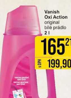 Vanish Oxi Action original bílé prádlo 2l