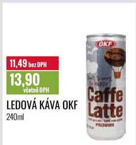 LEDOVÁ KÁVA OKF Latte 240ml  