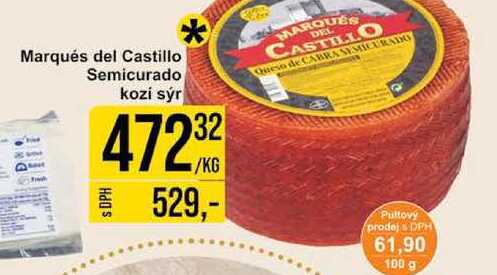 Marqués del Castillo Semicurado kozi sýr 1kg