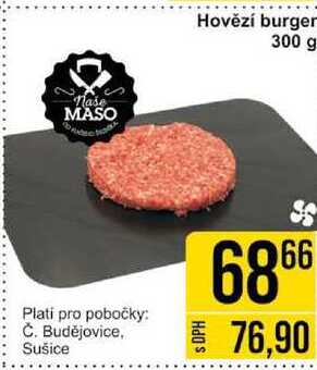 Hovězí burger 300 g 