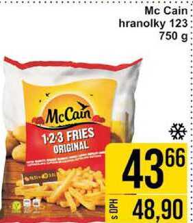 Mc Cain hranolky 123 750 g 