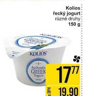 Kolios řecký jogurt různé druhy 150 g 