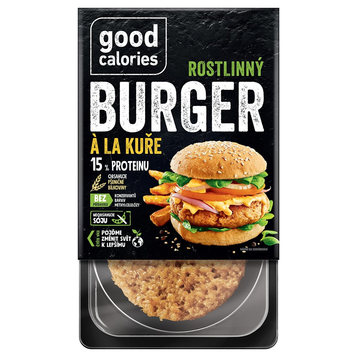 Good Calories Rostlinný burger à la kuře