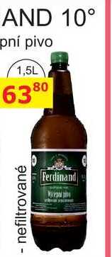Ferdinand nefiltrovaná 10, 1,5l PET