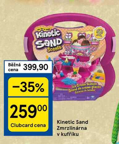 Kinetic Sand Zmrzlinárna v kufříku, 1 ks 