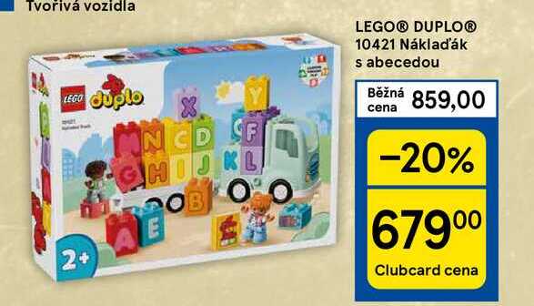 LEGO® DUPLO® 10421 Náklaďák s abecedou