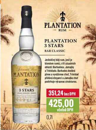 PLANTATION 3 STARS 0,7l