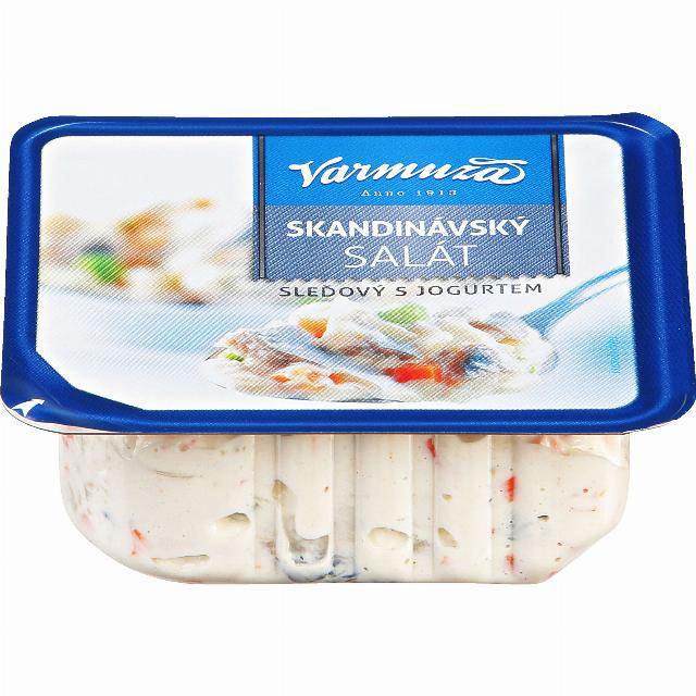 Varmuža Skandinávský sleďový salát s jogurtem