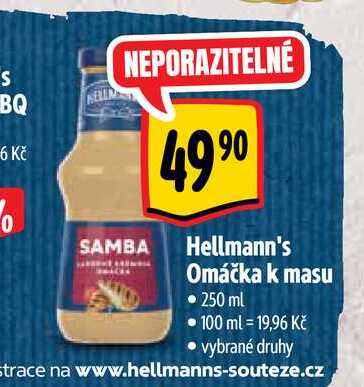   Hellmann's Omáčka k masu • 250 ml 