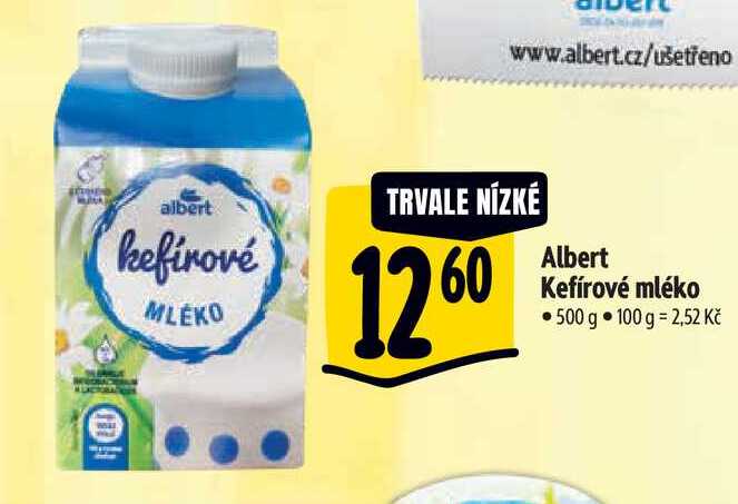   Albert Kefírové mléko 500 g  