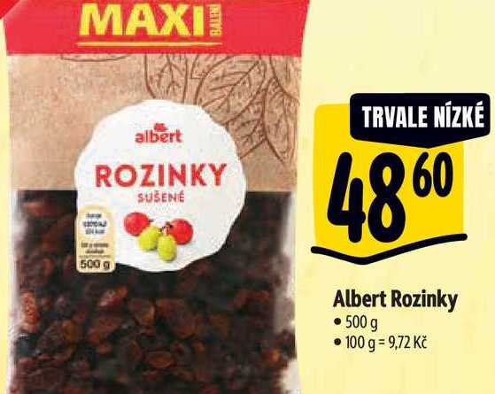   Albert Rozinky 500 g 