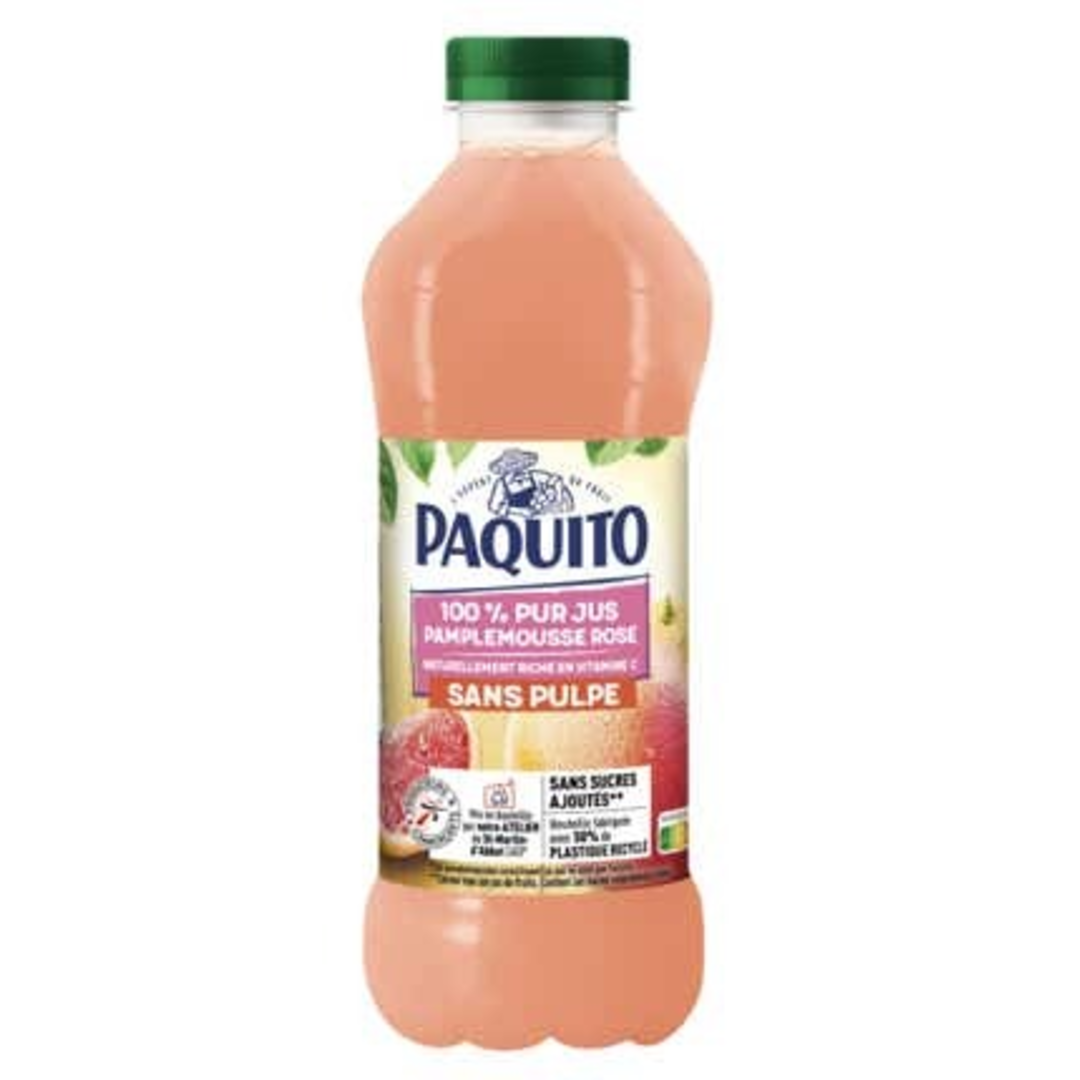 Paquito Džus růžový grep 100%, lisováno z ovoce