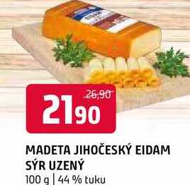 Madeta Jihočeský eidam sýr uzený 100g