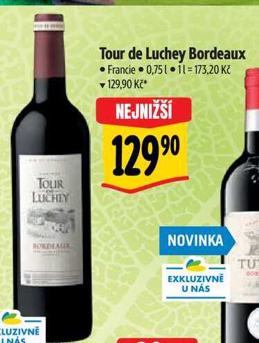 Tour de Luchey Bordeaux, 0,75 l