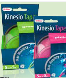 Dr. Max Kinesio Tape green, pink 5 cm × 5 m, 1 ks