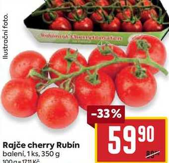 Rajče cherry Rubín balení, 350 g