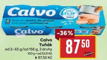 Calvo Tuňák od 3x 65 g