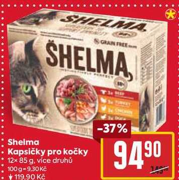 Sheima Kapsičky pro kočky, 12× 85 g