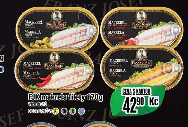FJK makrela filety 170g  