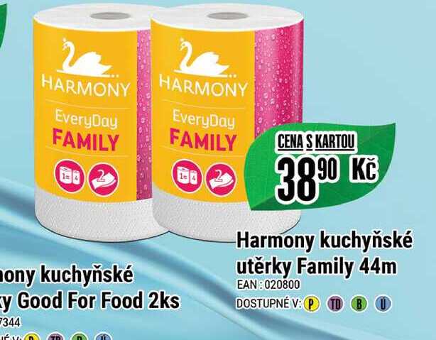 Harmony kuchyňské utěrky Family 44m 