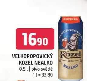 Velkopopovický Kozel, nealko pivo (plechovka) 0.5l