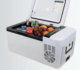 Autochladnička / mraznička / lednice kompresorová / chladící box do auta Aroso 12V/24V/230V 15l -18°C