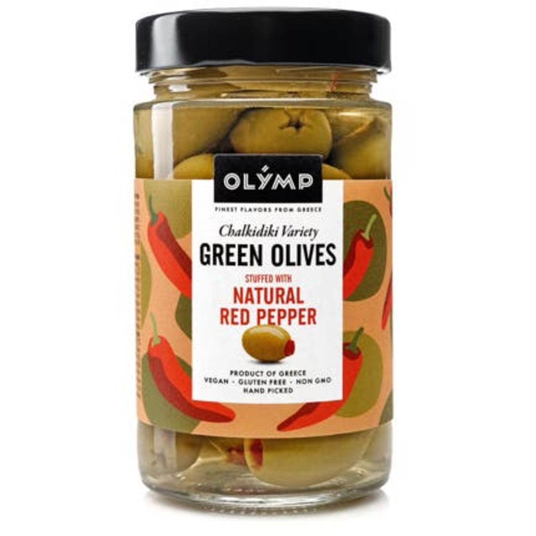 Olymp Zelené olivy s papričkou