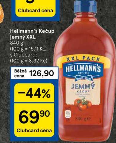 Hellmann's Kečup jemný XXL, 840 g 