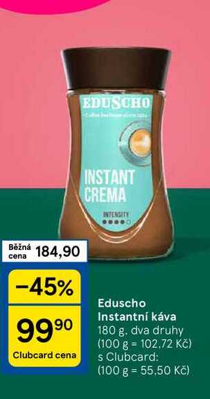 Eduscho Instantní káva, 180 g