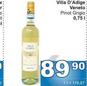 Villa D'Adige Veneto Pinot Grigio 0,75l