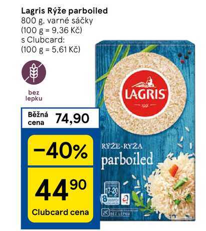 Lagris Rýže parboiled, 800 g