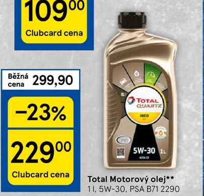 Total Motorový olej, 1 l